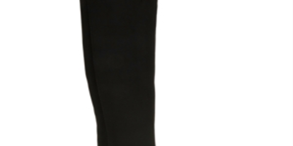 Bar III Feminino Preto 0.5 Plataforma Elástica Gore Lug Solado Acolchoado Gypsee Biqueira Redonda Salto Bloco Zíper Salto Botas 10 M