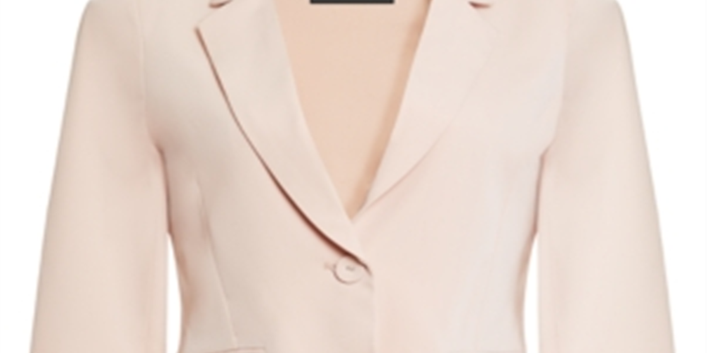 BCBGMaxazria Terno Feminino Separado Blazer Empresarial Rosa Tamanho M