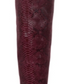 Botas femininas Thalia Sodi Clarissa Tall acima do joelho, roxas, tamanho 9 M