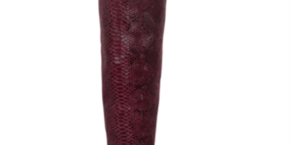 Botas femininas Thalia Sodi Clarissa Tall acima do joelho, roxas, tamanho 9 M