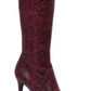 Botas femininas Thalia Sodi Clarissa Tall acima do joelho, roxas, tamanho 9 M