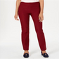 Calça feminina Charter Club Cambridge Skinny Tummy Control, vermelha, tamanho 8