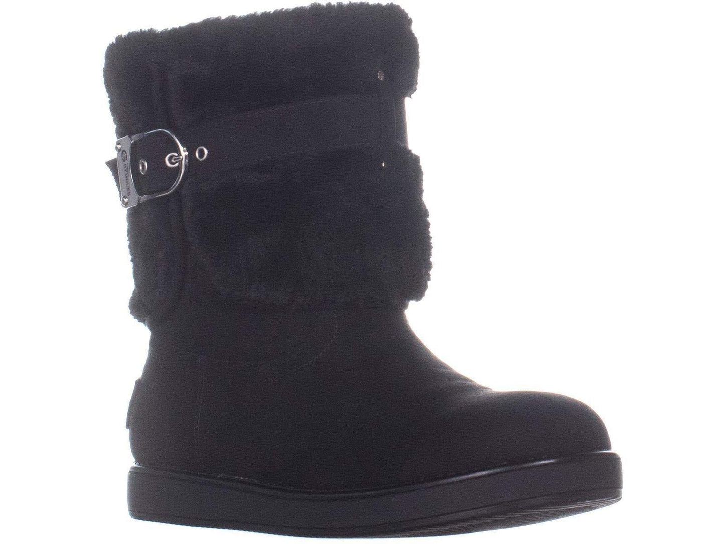 Botas Guess Blkfb Aussie para clima frio femininas, pretas, tamanho 6,5 M
