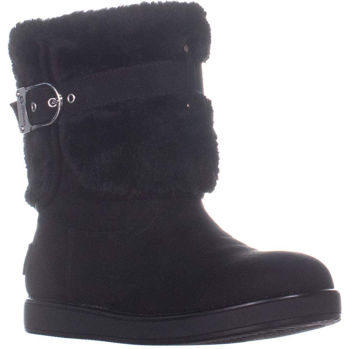 Botas Guess Blkfb Aussie para clima frio femininas, pretas, tamanho 6,5 M