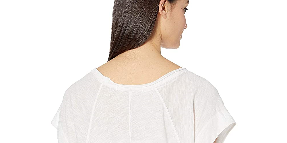 Camiseta Halo Free People Branca Tamanho Médio