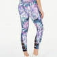 Leggings esportivas femininas Ioga Fitness Ideologia Roxo Multi Tamanho M