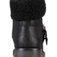 Botas femininas estilo &amp; co Miiah com bico fechado e cano curto, pretas, tamanho 6,5 M