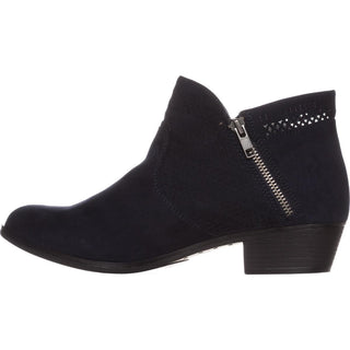 Botas femininas American Rag Abby com bico fechado e cano curto, tamanho 9,5M, azul