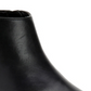 Botas Calvin Klein Jipsy Femininas de Couro com Salto Bloco, Pretas, Tamanho 6