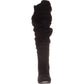 Botas femininas Thalia Sodi Brisaf com bico fechado e cano alto, pretas, tamanho 8,5