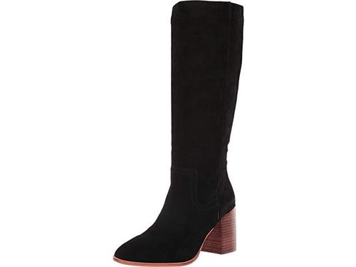 Botas de impacto femininas Steve Madden, pretas, tamanho 6,5 M