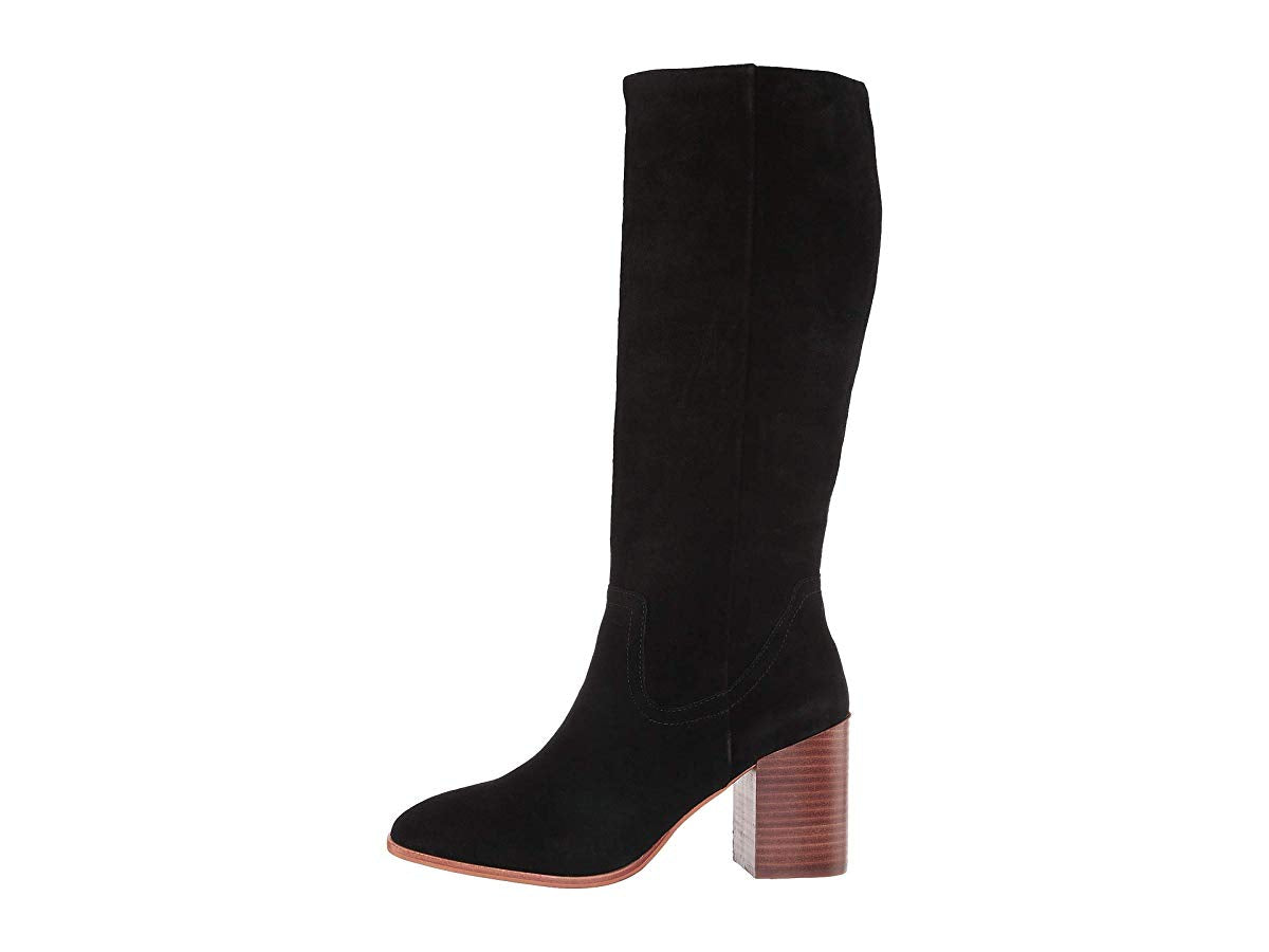 Botas de impacto femininas Steve Madden, pretas, tamanho 6,5 M