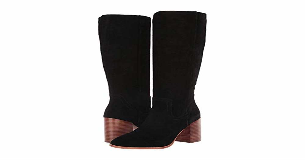 Botas de impacto femininas Steve Madden, pretas, tamanho 6,5 M