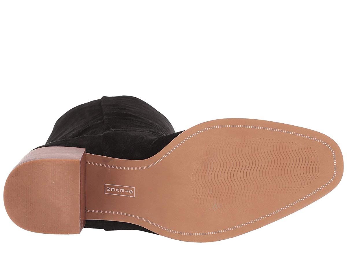 Botas de impacto femininas Steve Madden, pretas, tamanho 6,5 M