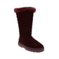 Botas femininas Nickyy para clima frio, estilo &amp; co, vermelhas, tamanho 5 M
