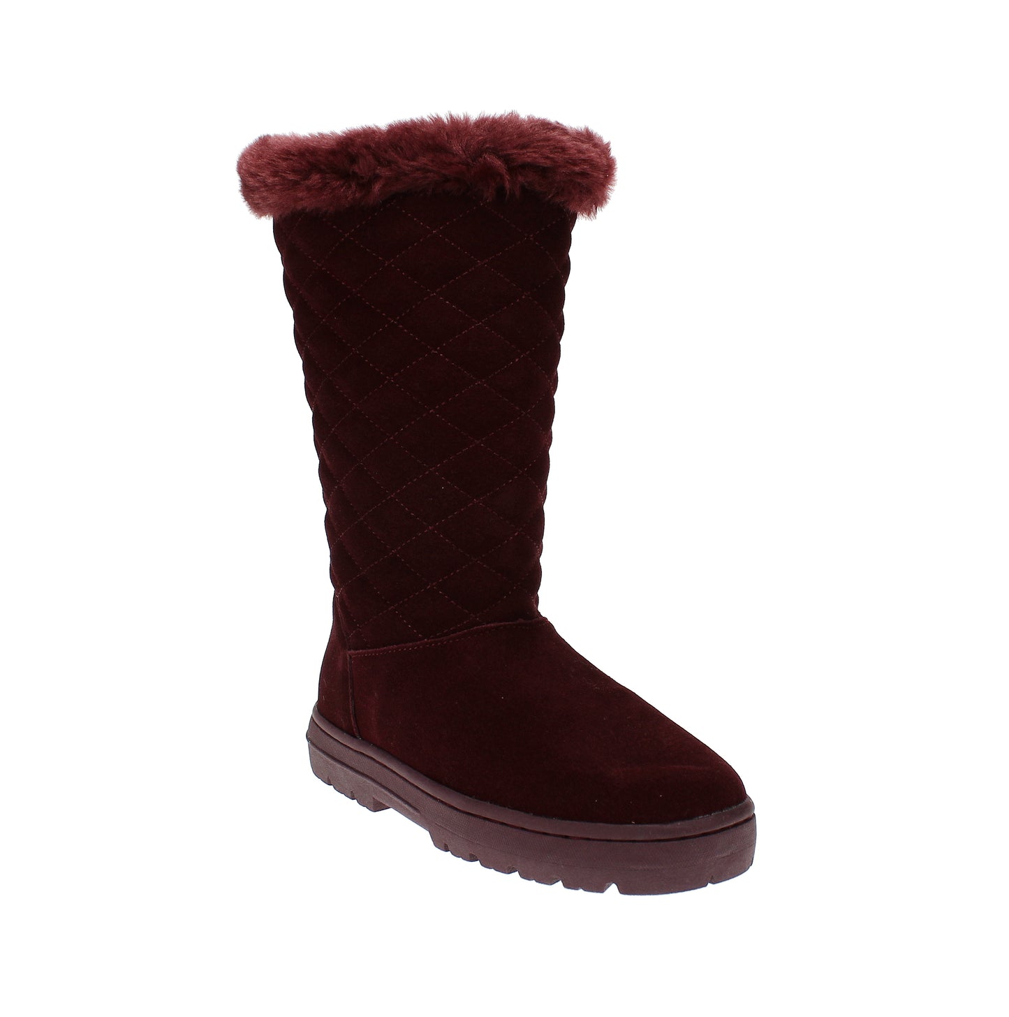 Botas femininas Nickyy para clima frio, estilo &amp; co, vermelhas, tamanho 5 M