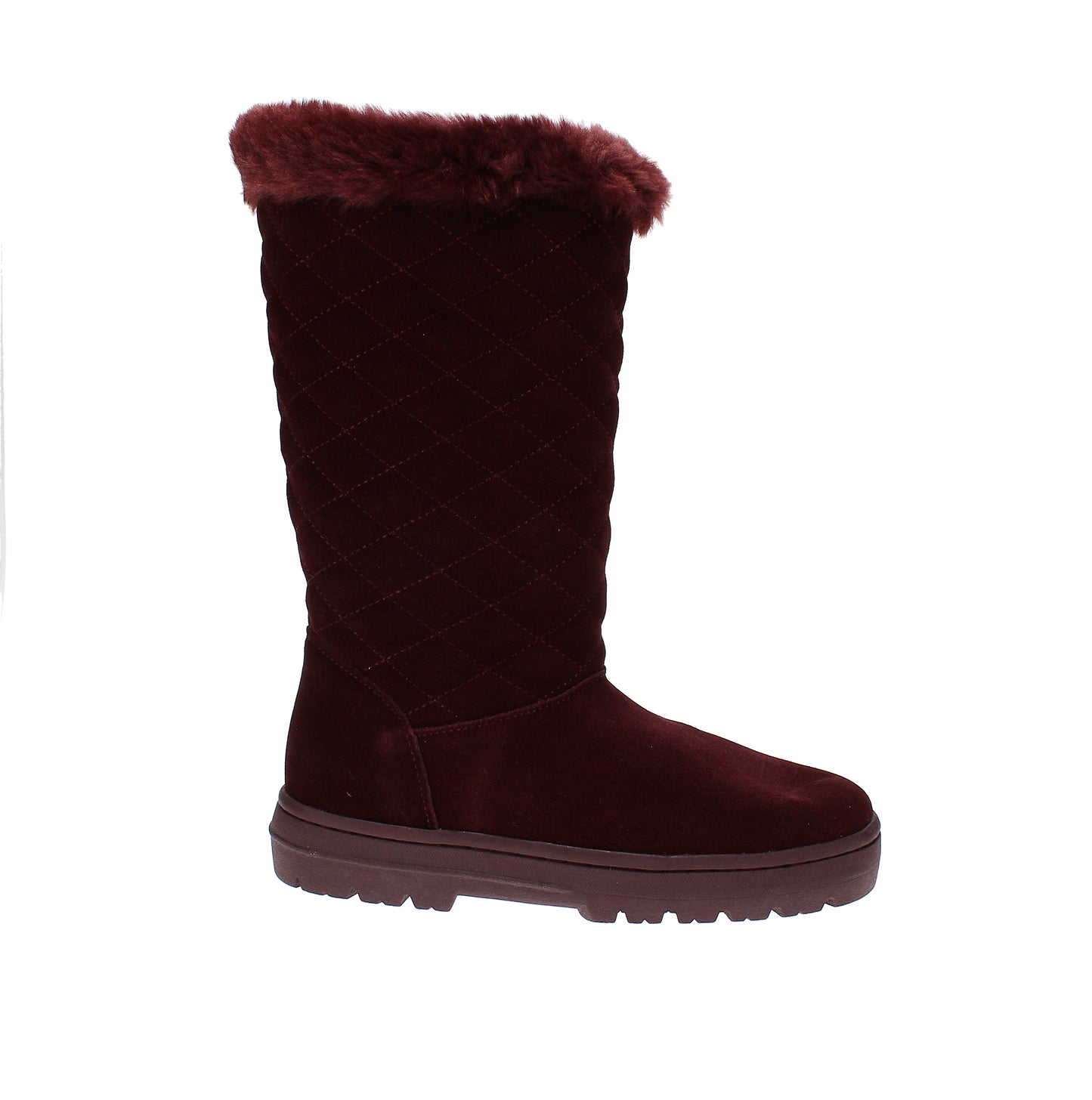 Botas femininas Nickyy para clima frio, estilo &amp; co, vermelhas, tamanho 5 M