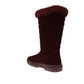 Botas femininas Nickyy para clima frio, estilo &amp; co, vermelhas, tamanho 5 M