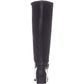 Botas femininas Alfani Kallumm Fabric bico redondo cano médio, pretas, tamanho 6M