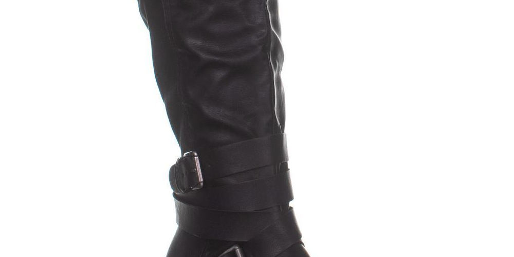 Botas de cano alto Jomaris WC femininas Style &amp; Co, pretas, tamanho 8M