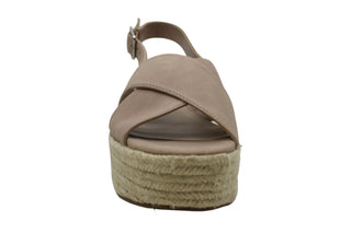 Sandálias plataforma casuais femininas Bar III Bianka com bico aberto, rosa, tamanho 6,5 M