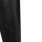 Botas femininas Thalia Sodi Vallie de couro com bico fechado e cano alto, tamanho 8,5W, pretas