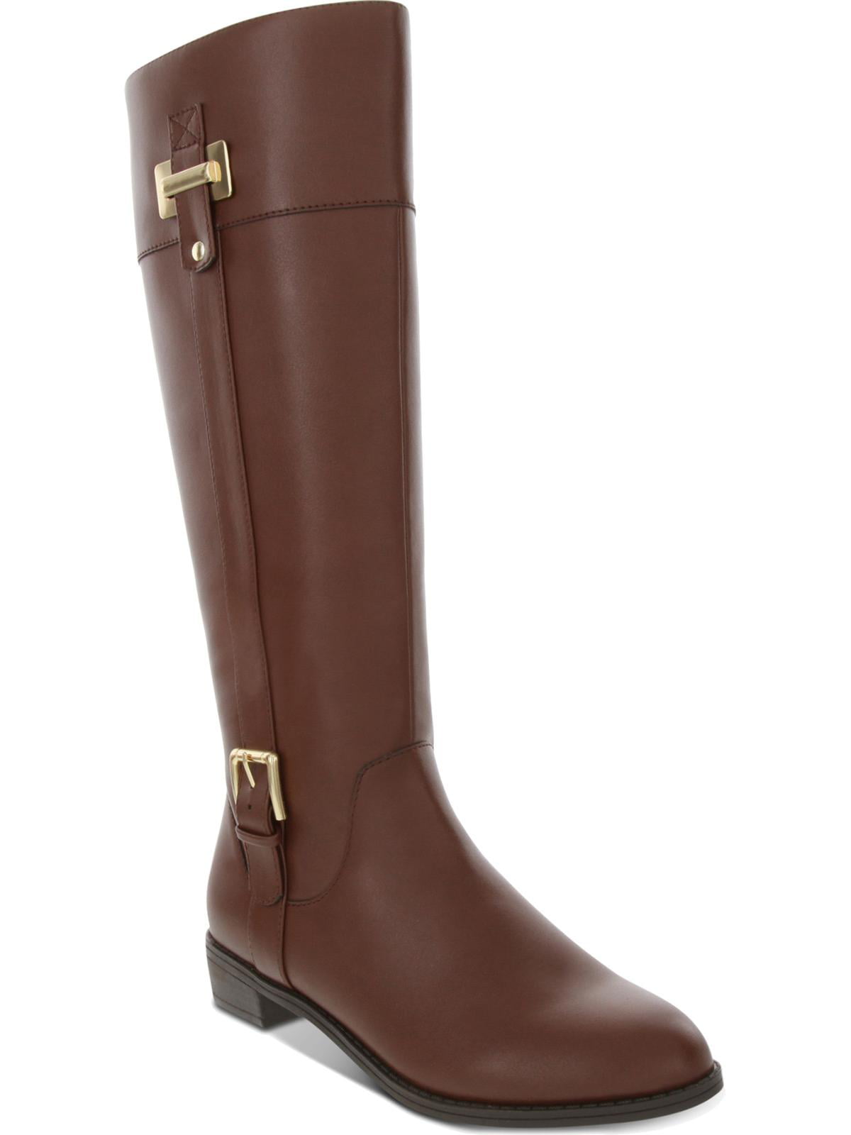 Botas de montaria Karen Scott Deliee2 femininas, marrom, tamanho 9,5 m