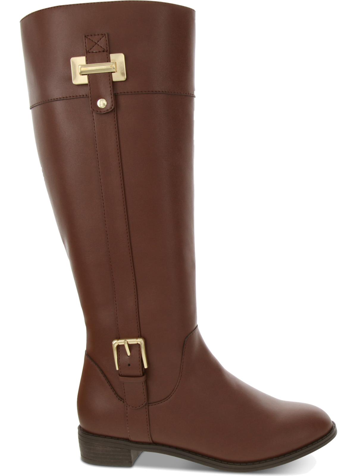 Botas de montaria Karen Scott Deliee2 femininas, marrom, tamanho 9,5 m
