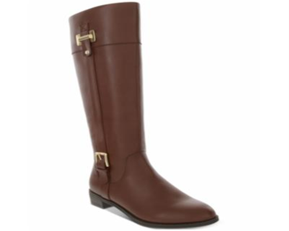Botas de montaria Karen Scott Deliee2 femininas, marrom, tamanho 9,5 m