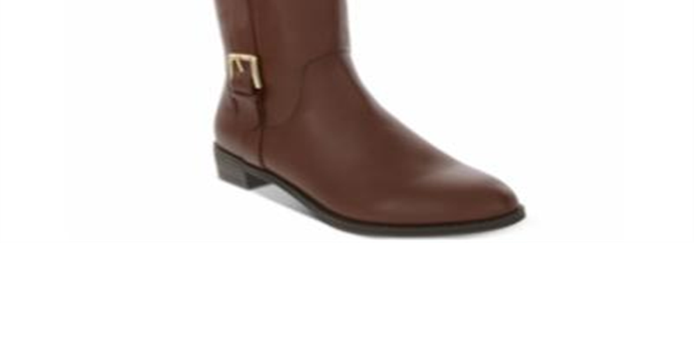 Botas de montaria Karen Scott Deliee2 femininas, marrom, tamanho 9,5 m