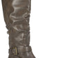 Bota feminina Liona Tall Knee High, marrom, polida, PU, ​​tamanho 5,5 M, marrom, tamanho 5,5 M