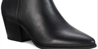 Botas de couro American Rag Eryn pretas, tamanho 6,5 M