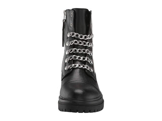 Botas femininas casuais Circus by Sam Edelman Gili Combat Boot - Preto, tamanho 6,5 M