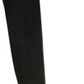 Botas femininas Bar III Taimi acima do joelho, pretas, tamanho 5M