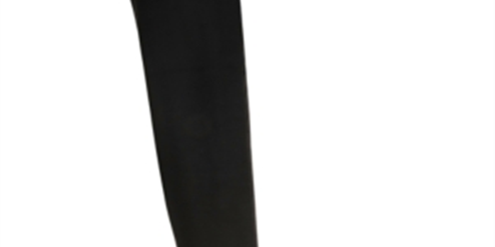 Botas femininas Bar III Taimi acima do joelho, pretas, tamanho 5M