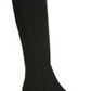 Botas femininas Bar III Taimi acima do joelho, pretas, tamanho 5M