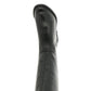 Franco Sarto Botas femininas Henrietta de couro, bico amendoado, cano alto, pretas, tamanho 6M
