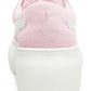 Tênis esportivo feminino Madden Girl Ollie com plataforma e bico redondo, acolchoado e com cadarço, rosa, tamanho 9,5 M