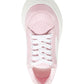 Tênis esportivo feminino Madden Girl Ollie com plataforma e bico redondo, acolchoado e com cadarço, rosa, tamanho 9,5 M