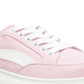 Tênis esportivo feminino Madden Girl Ollie com plataforma e bico redondo, acolchoado e com cadarço, rosa, tamanho 9,5 M