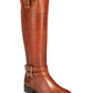 Botas de montaria femininas INC International Concepts Frank II de couro, tamanho 5 M, marrom