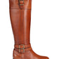 Botas de montaria femininas INC International Concepts Frank II de couro, tamanho 5 M, marrom