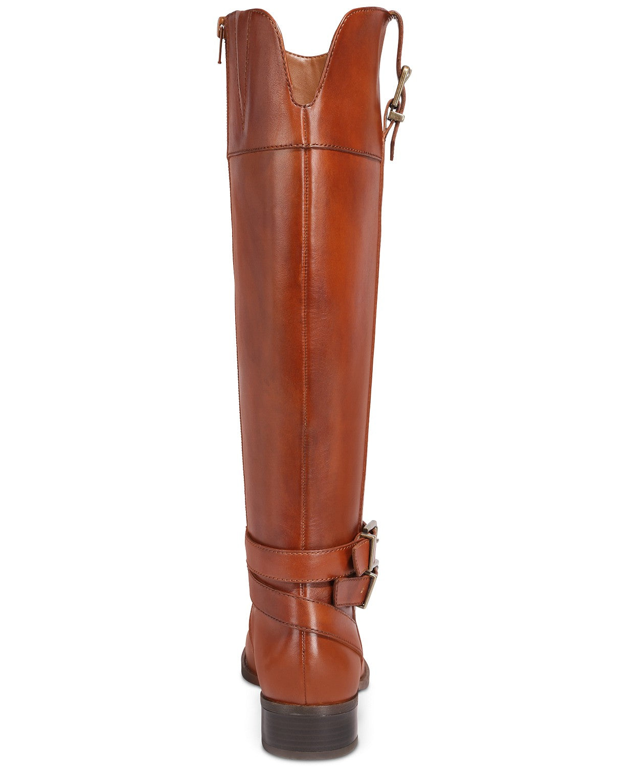 Botas de montaria femininas INC International Concepts Frank II de couro, tamanho 5 M, marrom