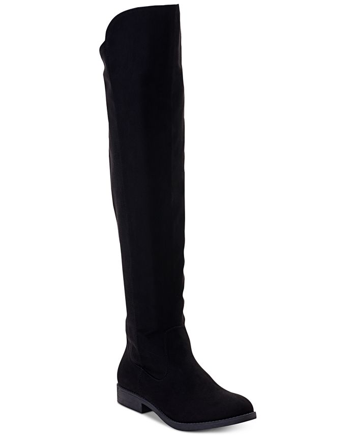 Botas Hayley acima do joelho femininas Style &amp; Co, pretas, tamanho 7 M