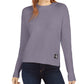 Calvin Klein Jeans Feminino Suéter Gola Redonda Roxo Tamanho P