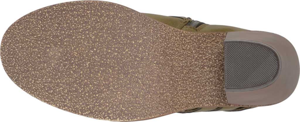 Botas femininas Journee Collection com tiras e salto alto, verde, tamanho 7