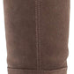 Lucky Brand Fukko Canteen Camurça Salto Cônico Pontudo Bota Cano Médio Feminina Marrom Tamanho 8 M