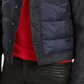Jaqueta bomber estilo trucker da Armani Exchange, azul marinho, tamanho GG