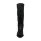 Thalia Sodi Botas femininas Vigi de couro com bico fechado e cano alto, pretas, tamanho 11 M
