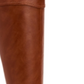 Botas de montaria femininas Vannie com zíper em couro sintético, tamanho 5 M, marrom, estilo Style &amp; Co.